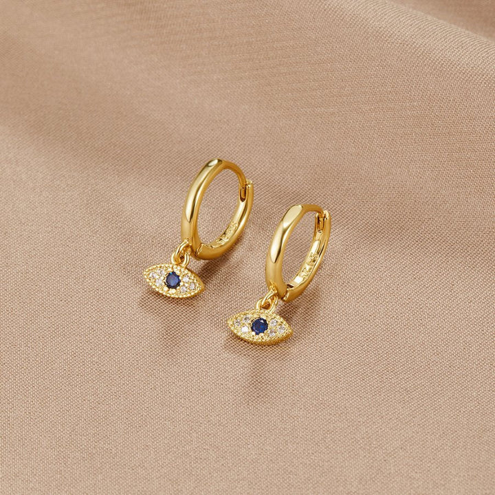Pendientes azules Ojo protector