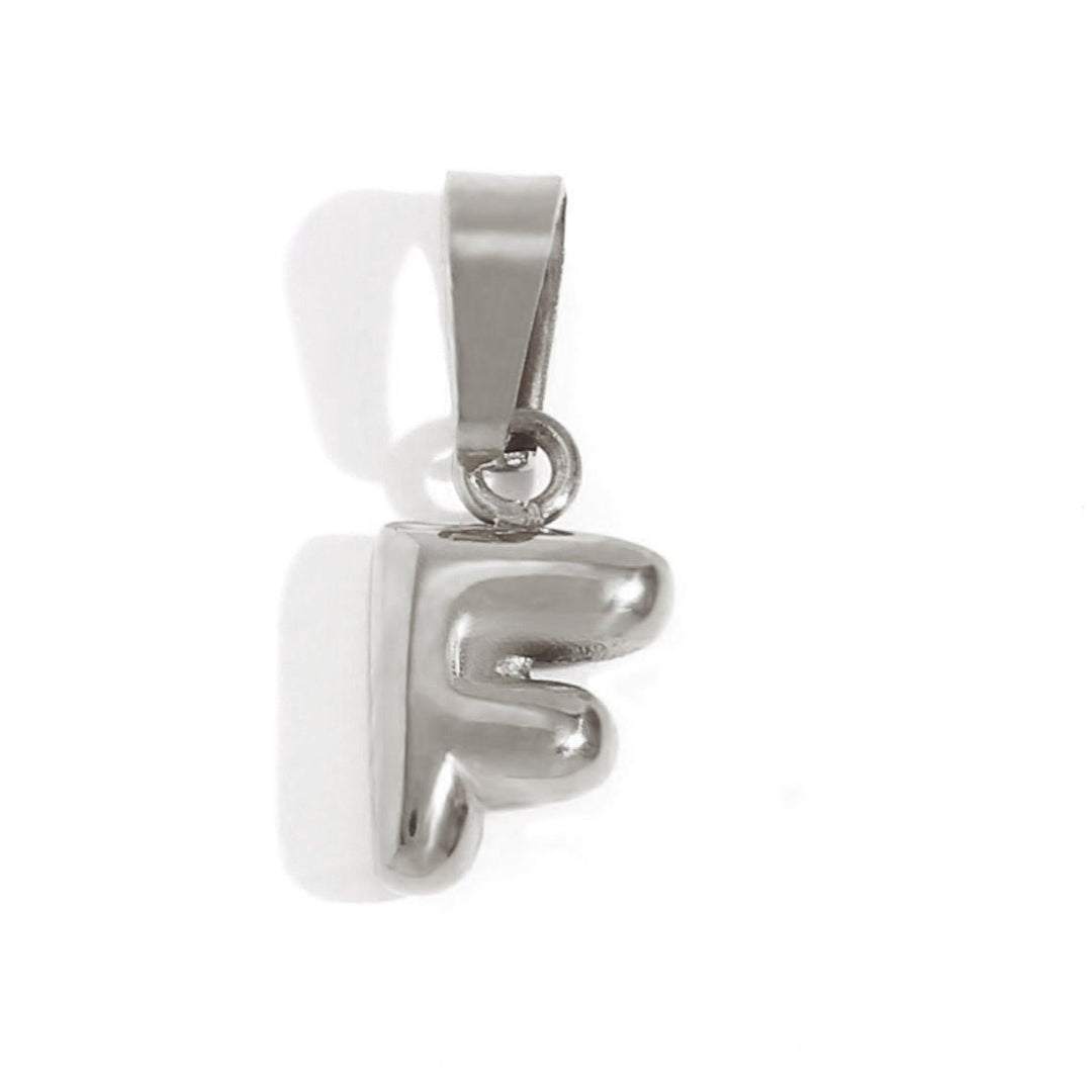Collar Letra Efecto Globo