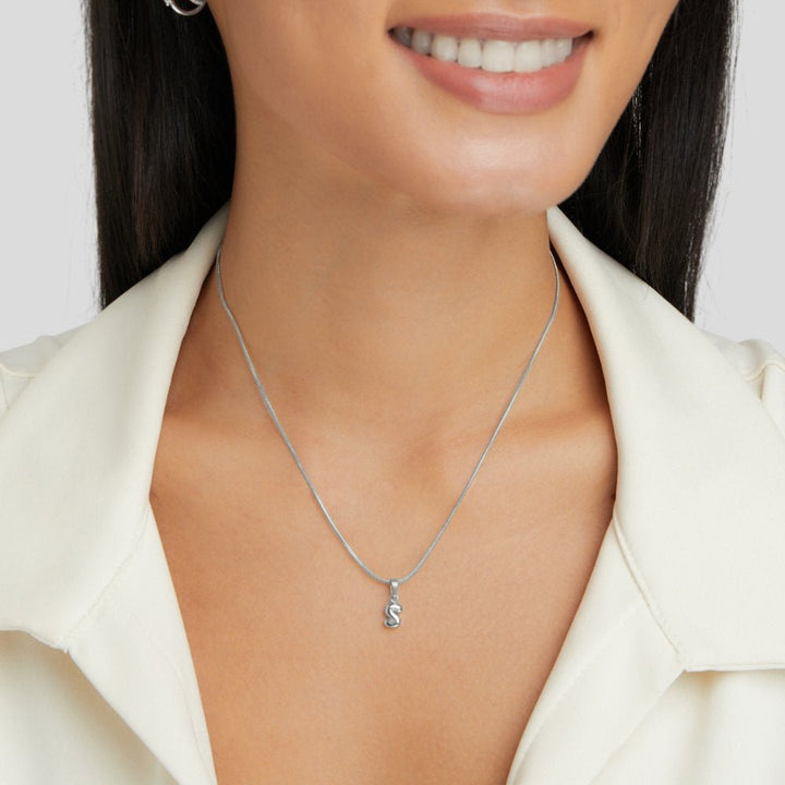 Collar Letra Efecto Globo