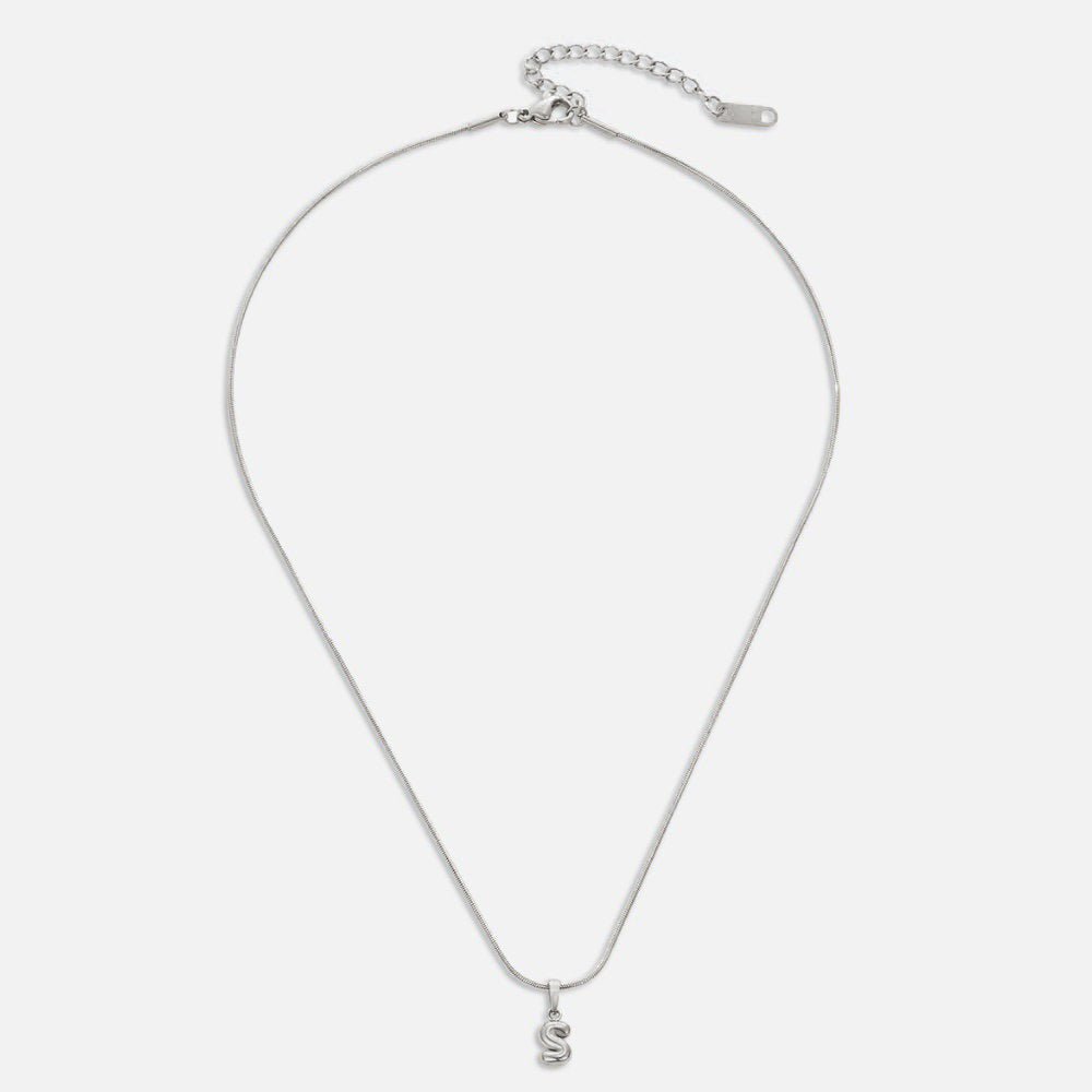 Collar Letra Efecto Globo