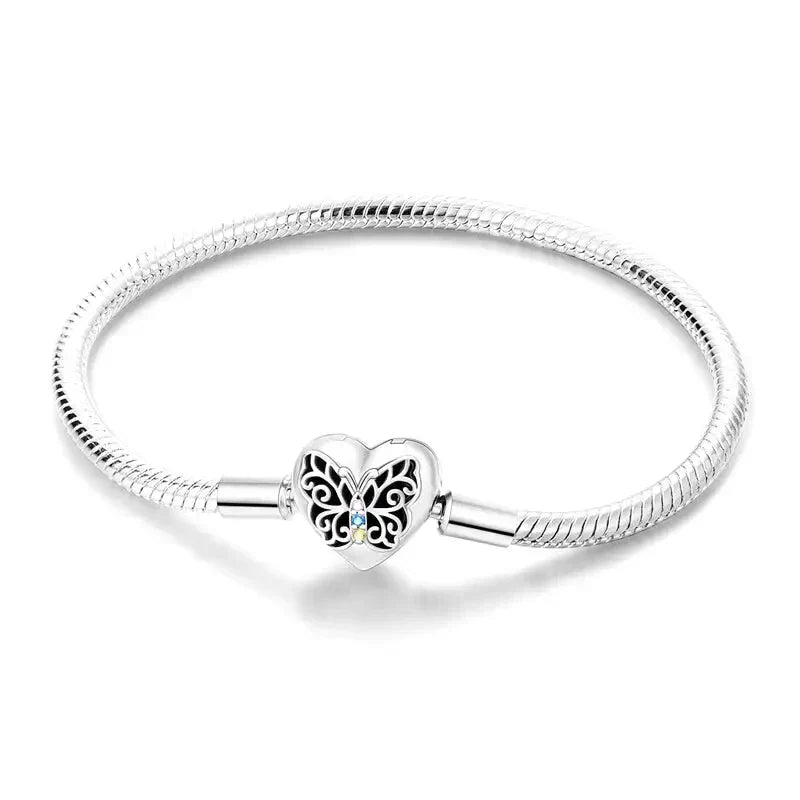 Pulsera con encanto de mariposa
