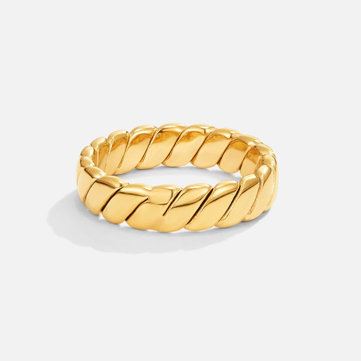 Anillo Calira trenzado infinito