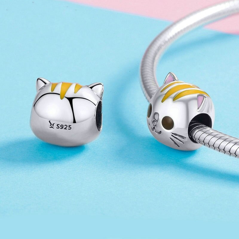 Colgante cabeza de gato