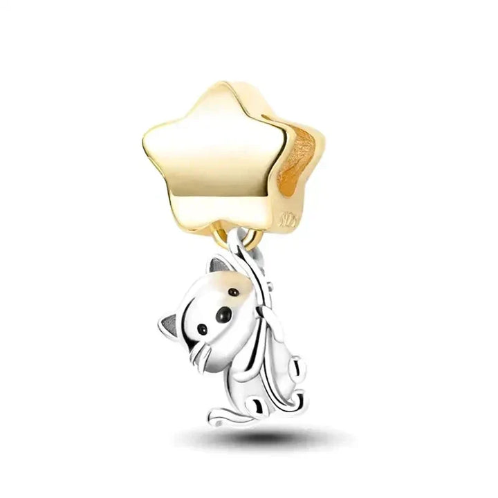 Colgante de gato con estrella