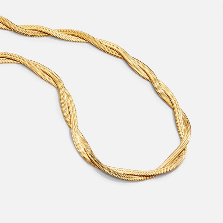 Collar Chiara de cadena de serpiente premium