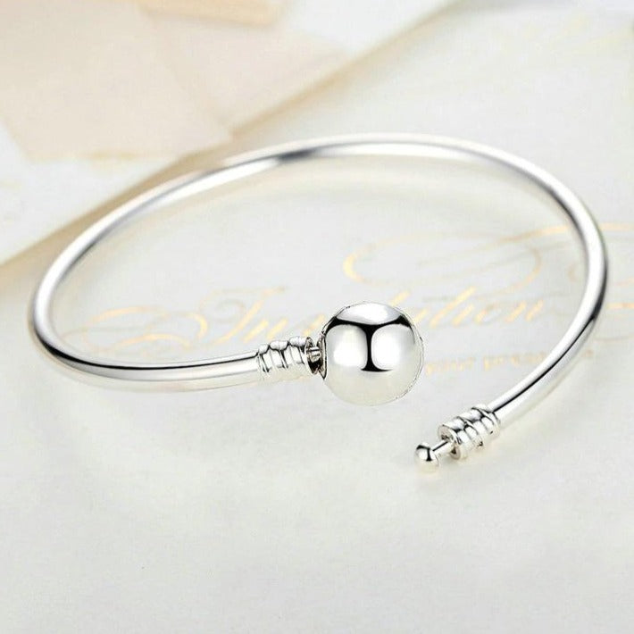 Pulsera con encantadoras copos de nieve