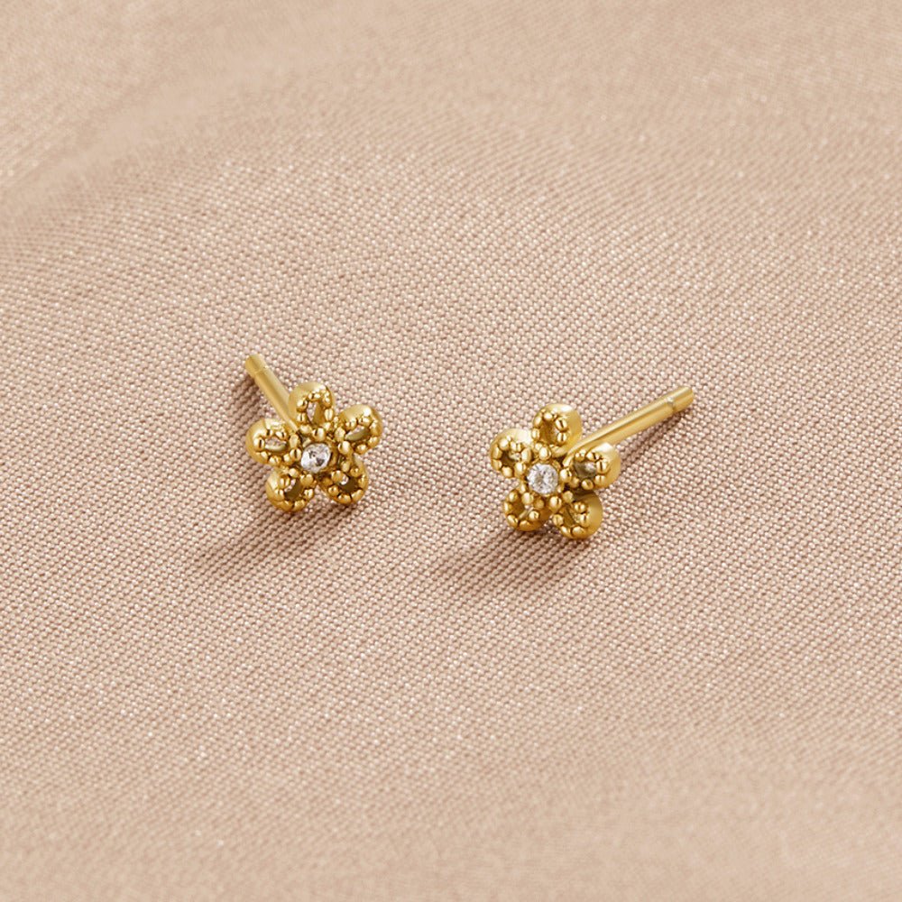 Pendientes marguerites de cristal