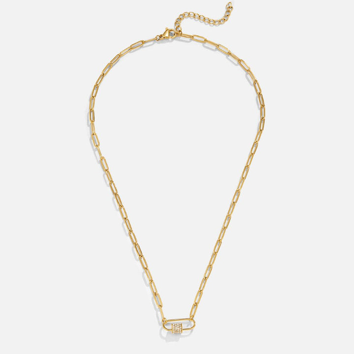 Collar con colgante en forma de clip