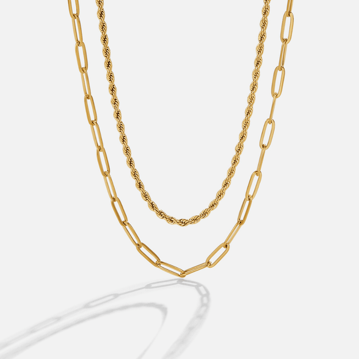 Collar multicapa Dara con colgante