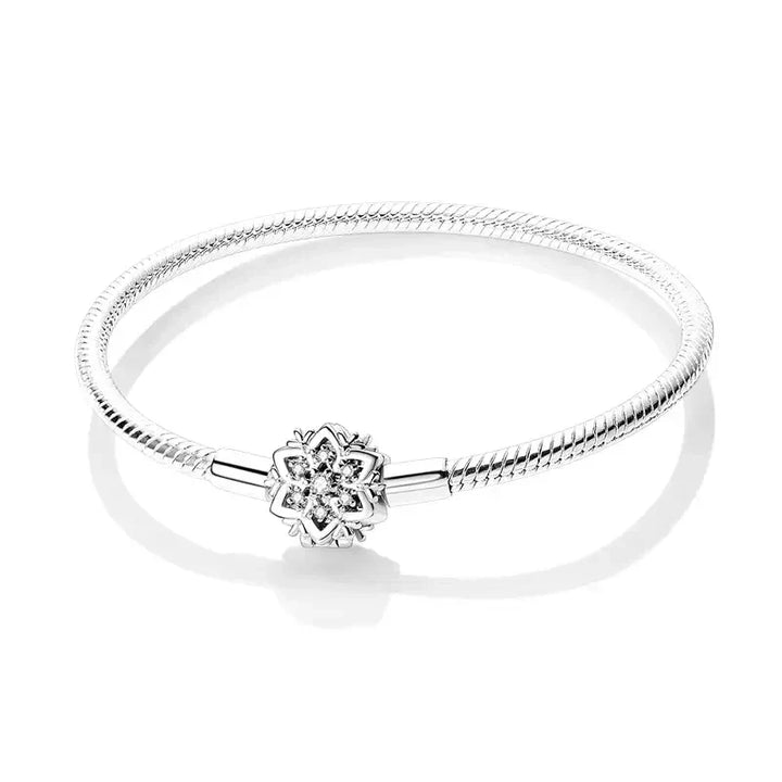 Pulsera mágica de copo de nieve de diamante