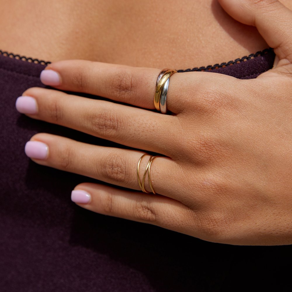 Anillo Elena tricolore