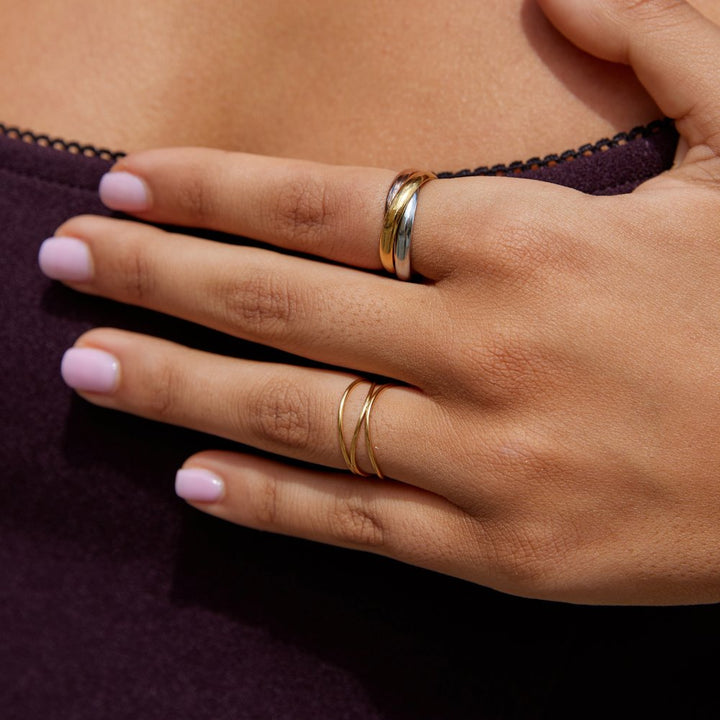 Anillo Elena tricolore