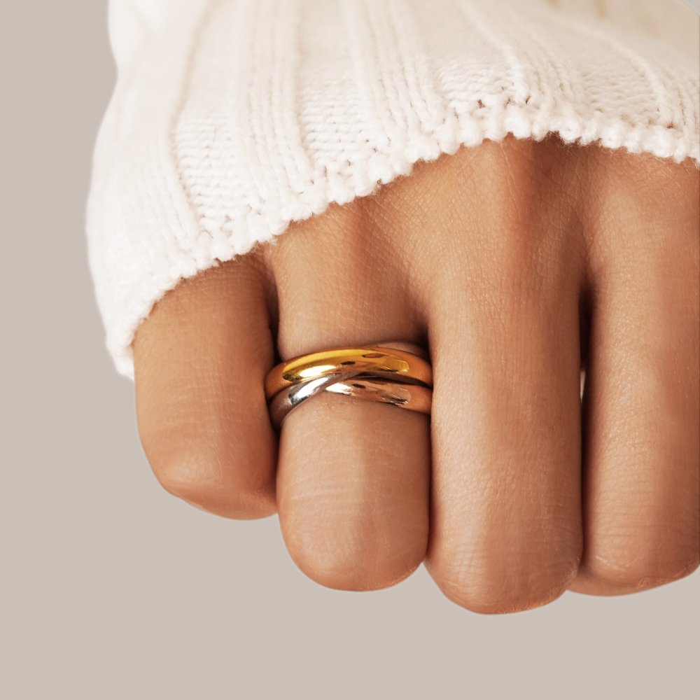 Anillo Elena tricolore