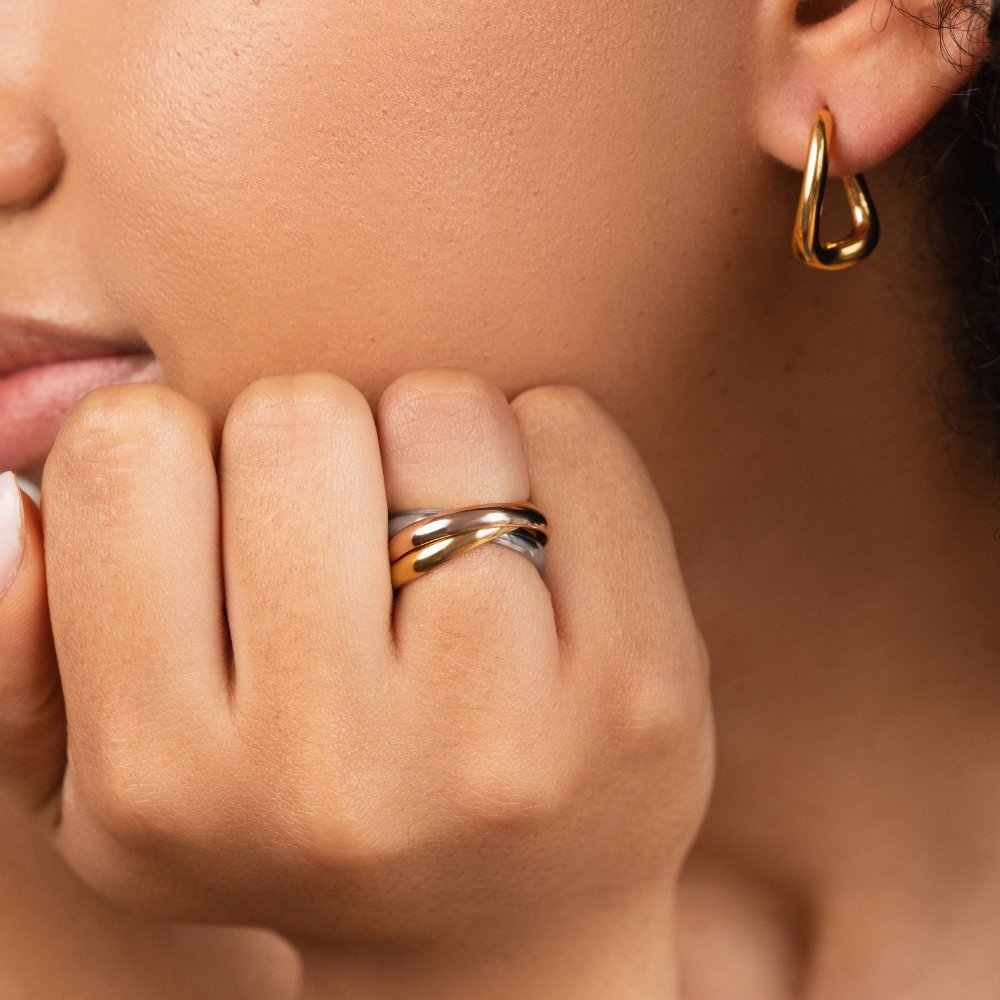 Anillo Elena tricolore