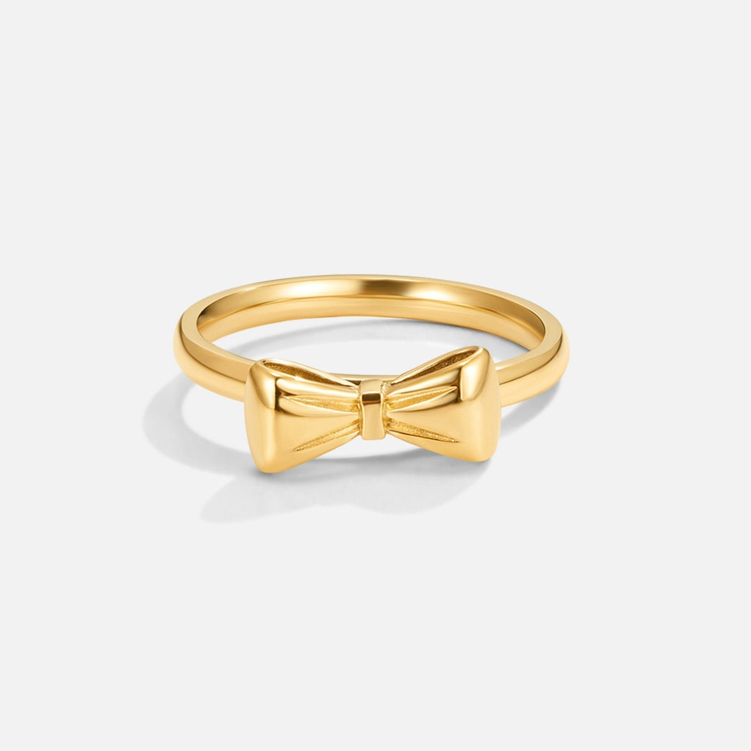 Anillo dorado arc Ellie