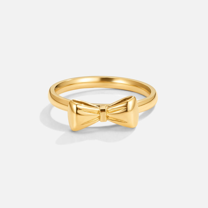 Anillo dorado arc Ellie