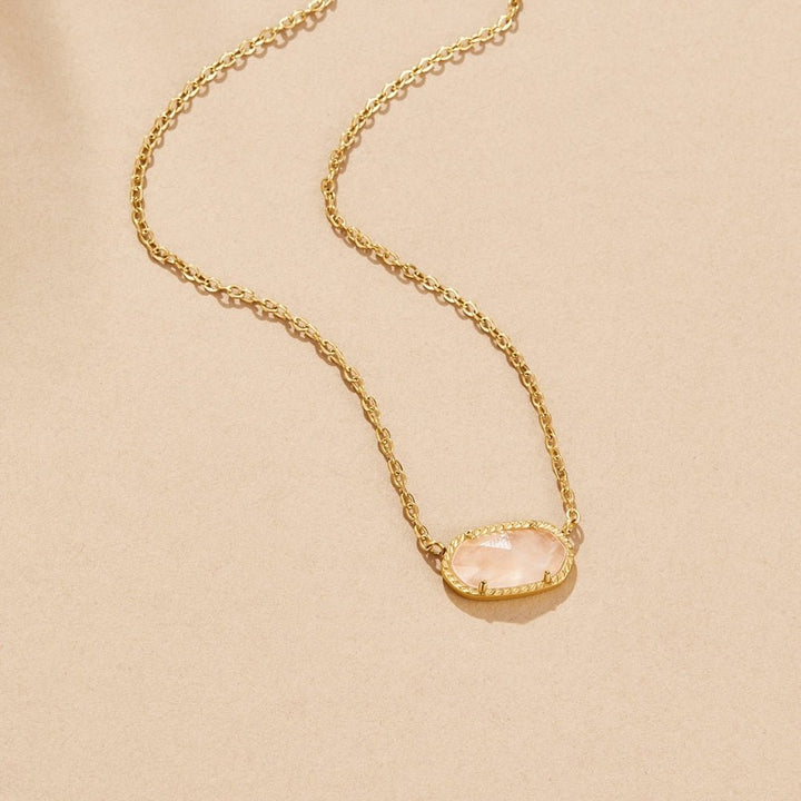 Collar con colgante de piedra natural