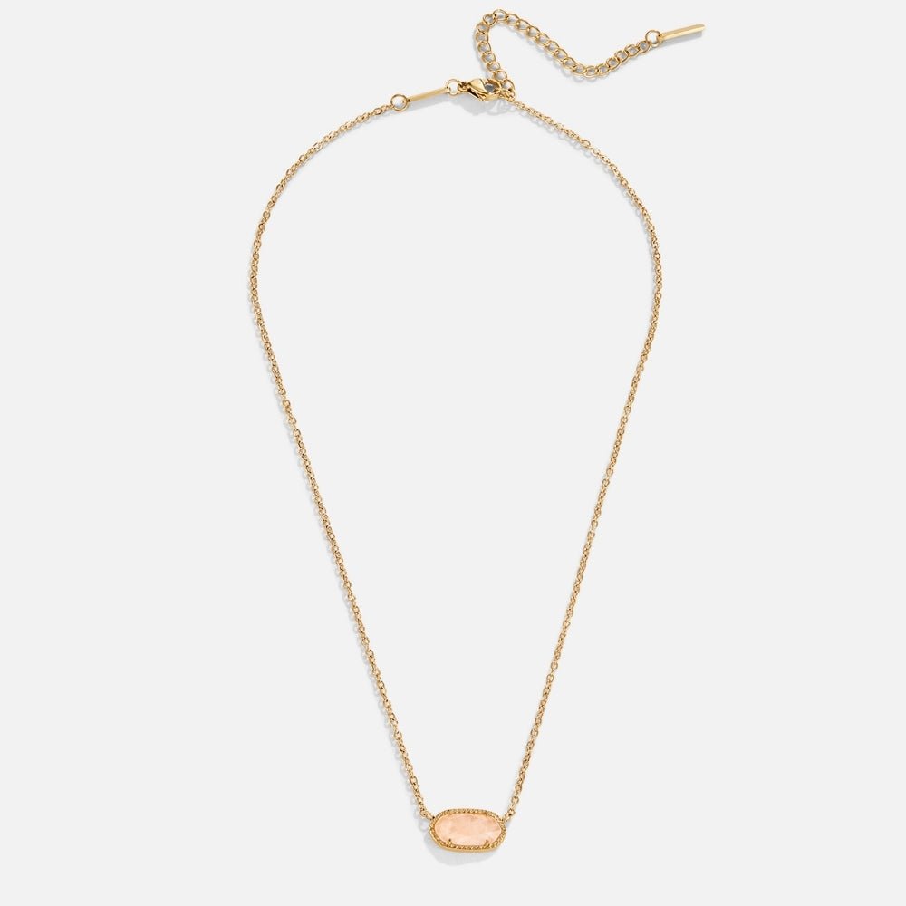 Collar con colgante de piedra natural