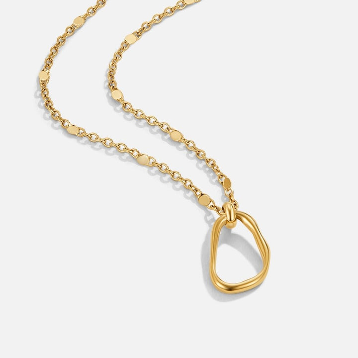 Collar Erin Dorado con colgante