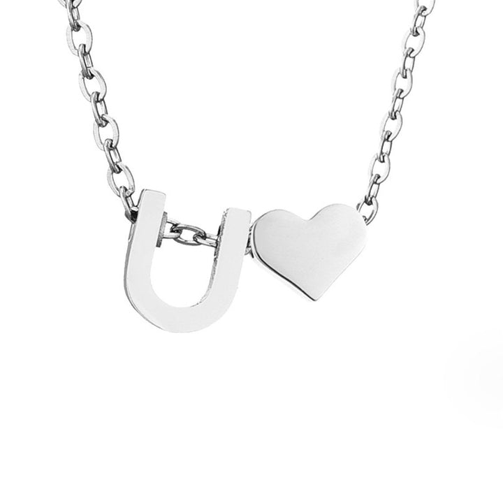 Collar plateado Amor Eterno y Hoja