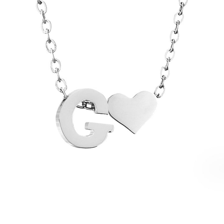 Collar plateado Amor Eterno y Hoja