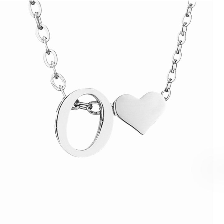 Collar plateado Amor Eterno y Hoja