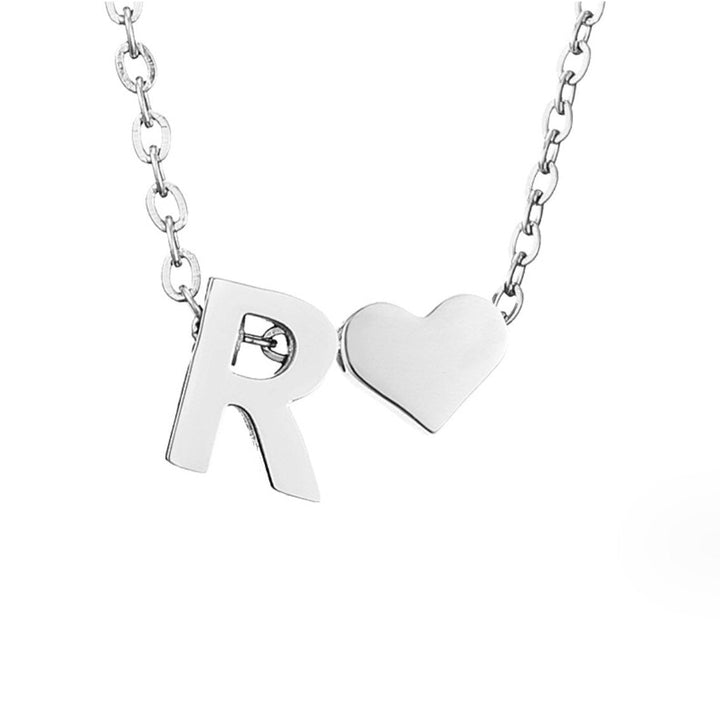Collar plateado Amor Eterno y Hoja