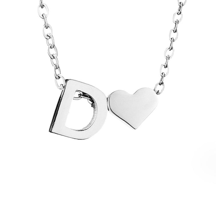 Collar plateado Amor Eterno y Hoja