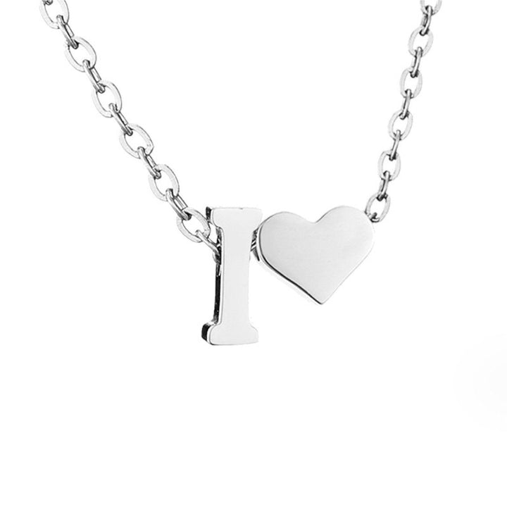 Collar plateado Amor Eterno y Hoja