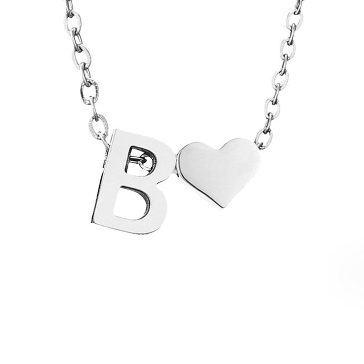 Collar plateado Amor Eterno y Hoja