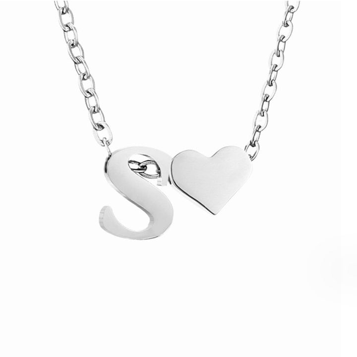 Collar plateado Amor Eterno y Hoja