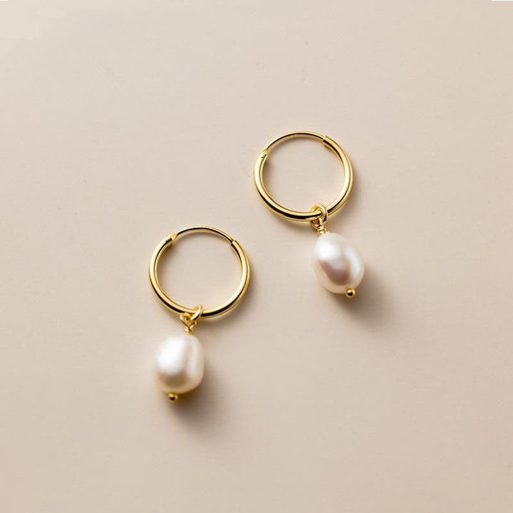 Pendientes Bella de perlas de agua dulce