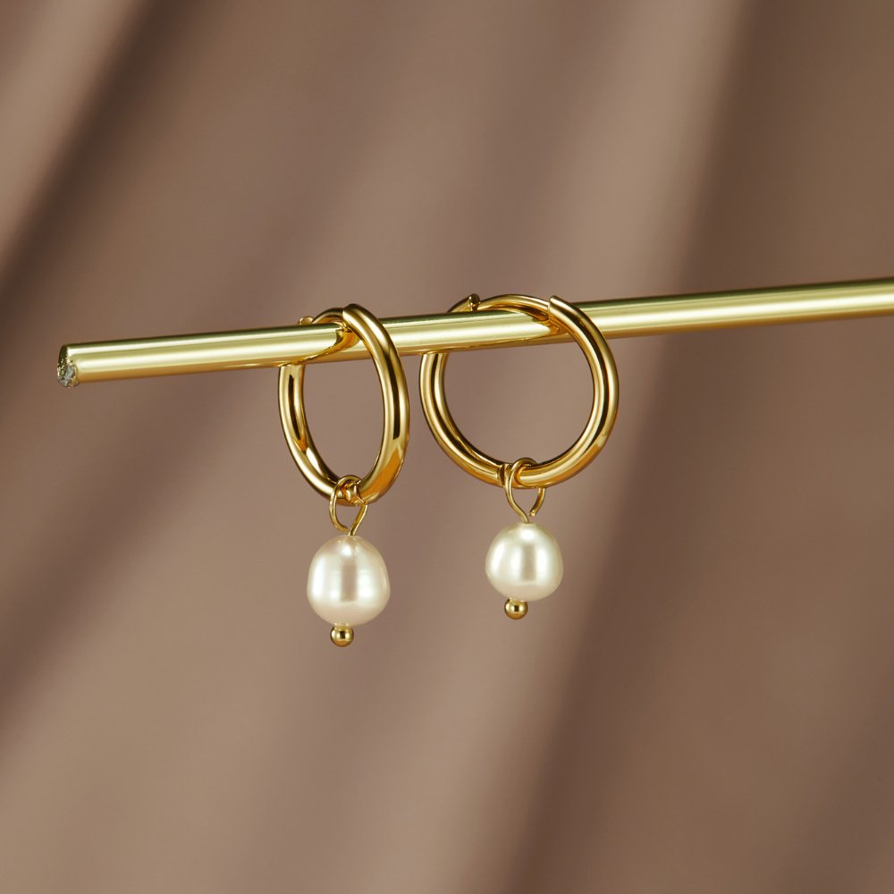 Pendientes Bella de perlas de agua dulce