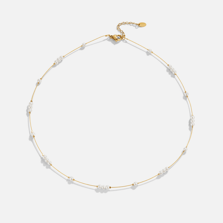Collar choker Gigi de perlas