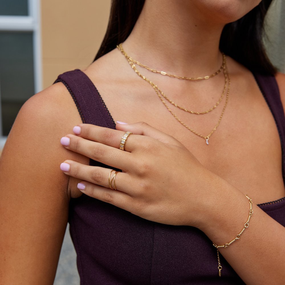 Anillo Gigi carrée cristal