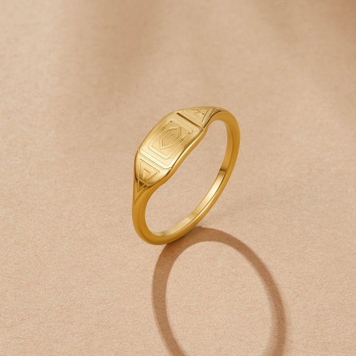 Anillo dorado Adaline