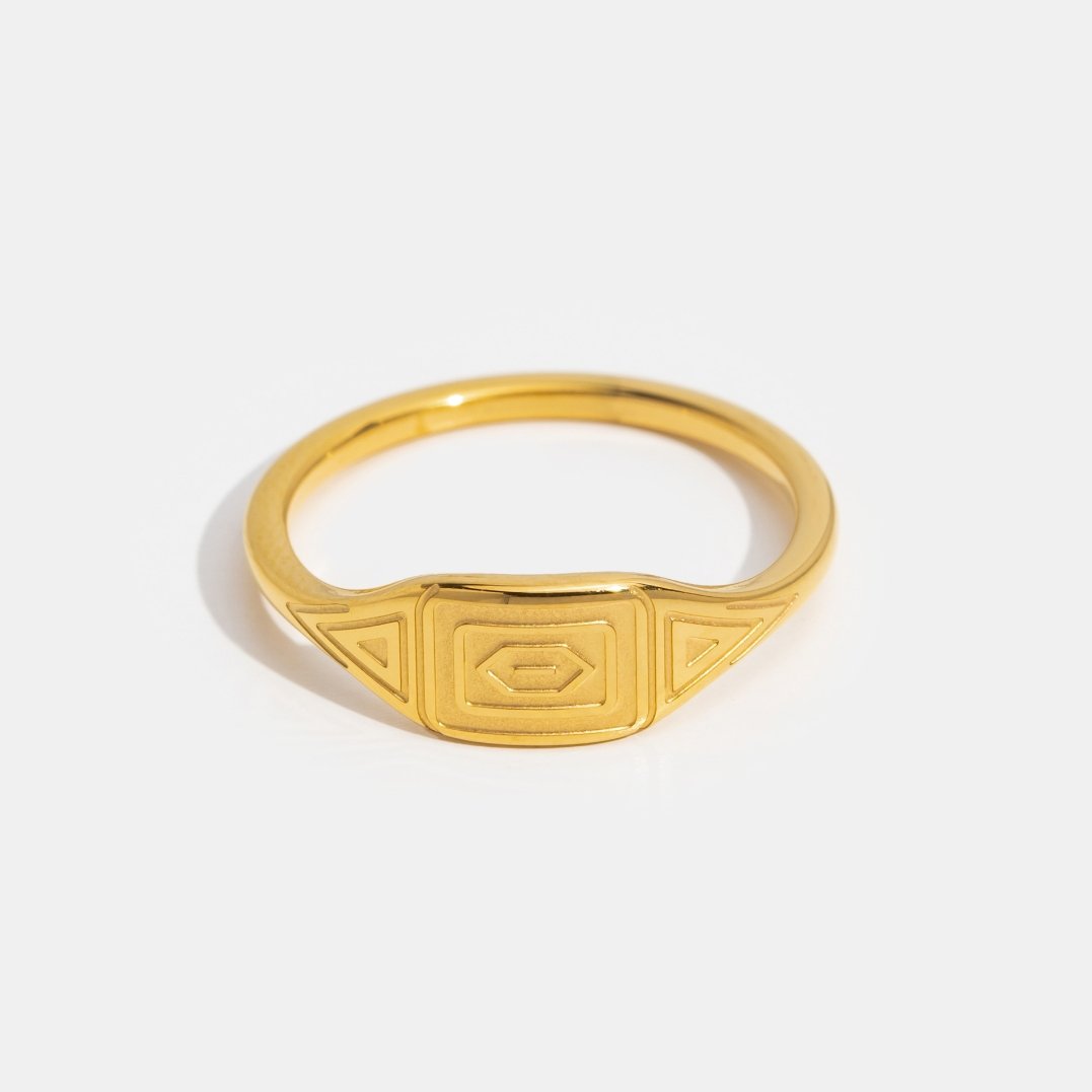 Anillo dorado Adaline