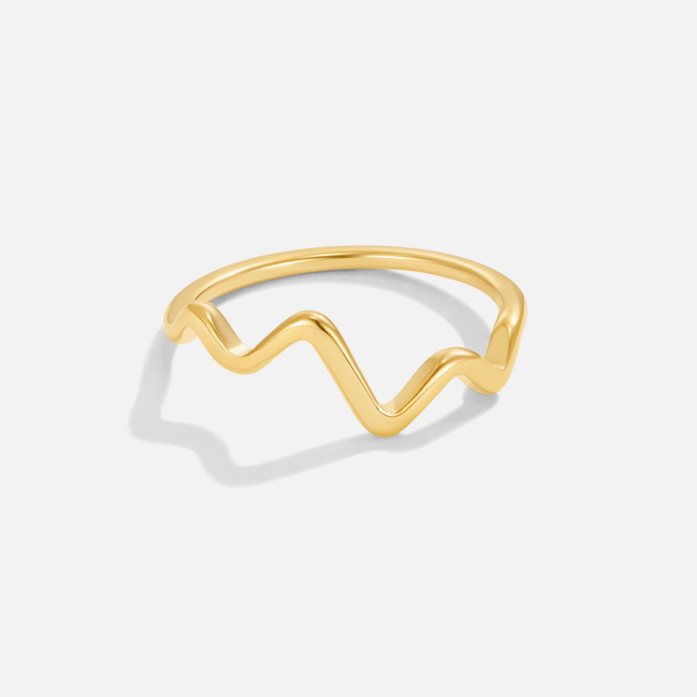 Anillo dorado Zoe