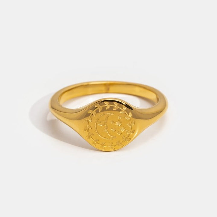 Anillo dorado Luna
