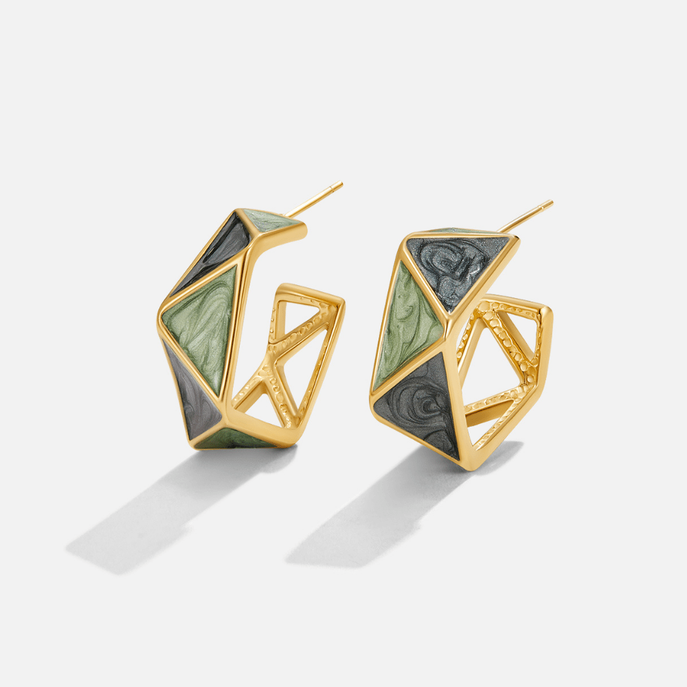 Pendientes verdes Atlantis