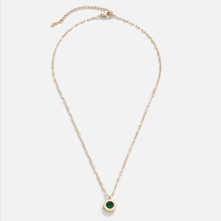 Collar Athena Verde de cristal