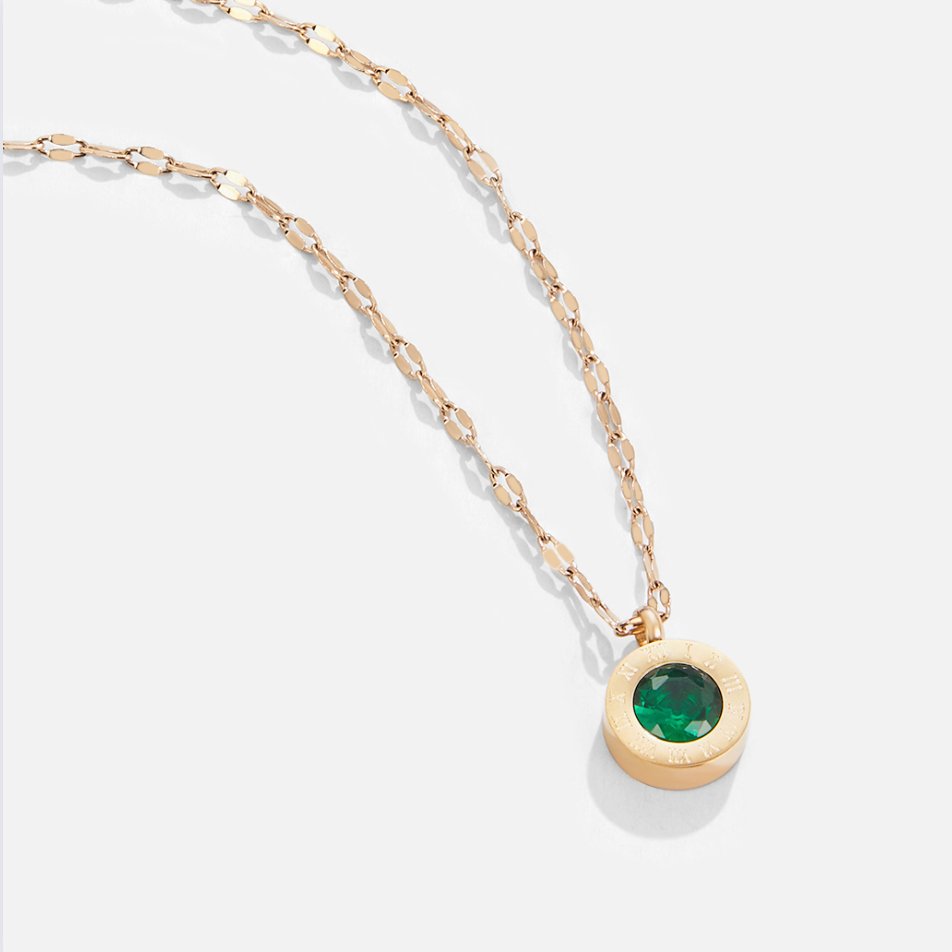 Collar Athena Verde de cristal