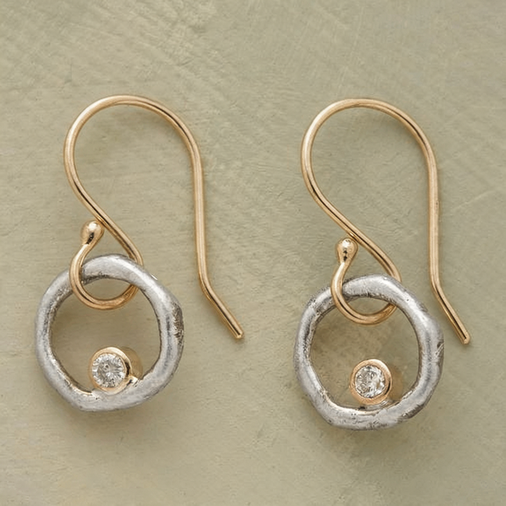 Pendientes vintage Laura de circonita