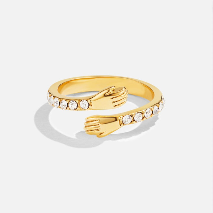Anillo Étreinte Éternelle dorado 18K