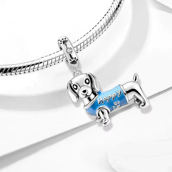 Collar con colgante de perro