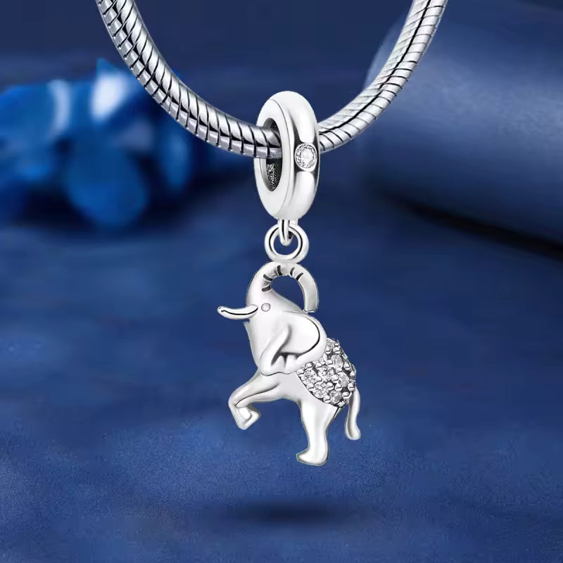 Colgante de plata elefante