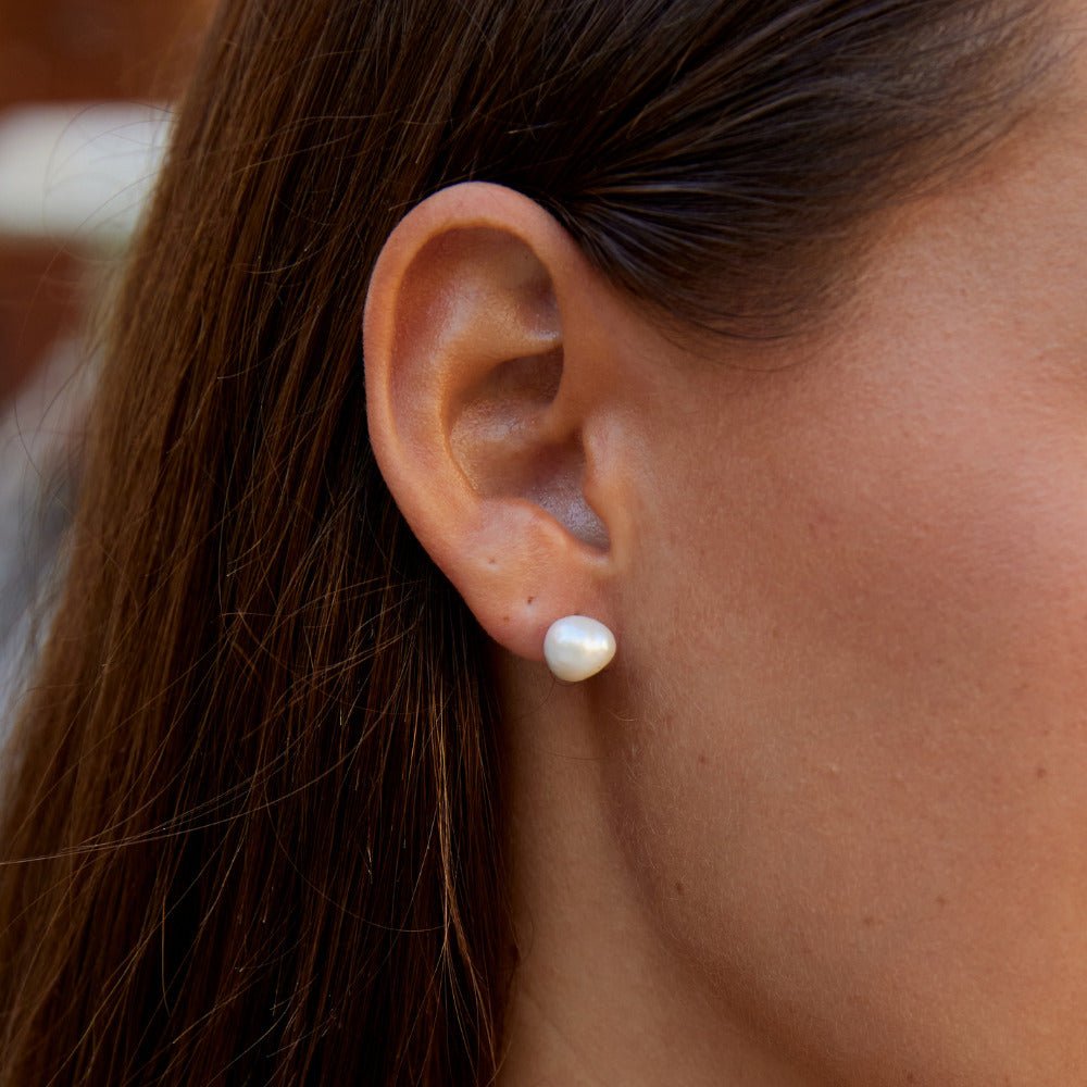 Pendientes Ina con perla