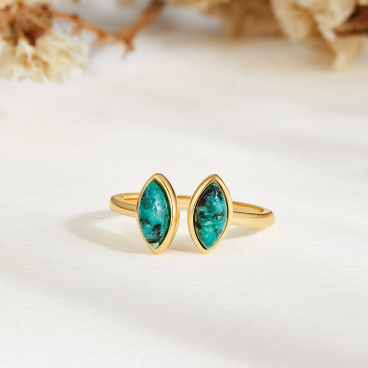 Anillo verde jade