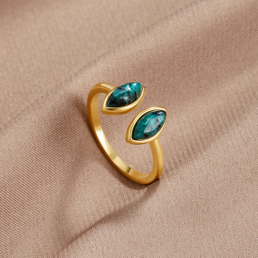 Anillo verde jade