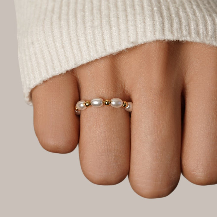 Anillo Kai mini perla